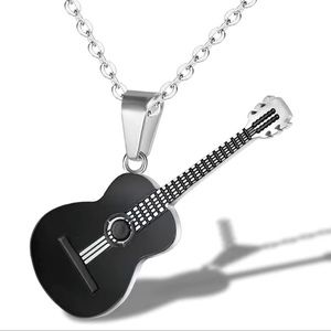 NWOT guitar necklace
